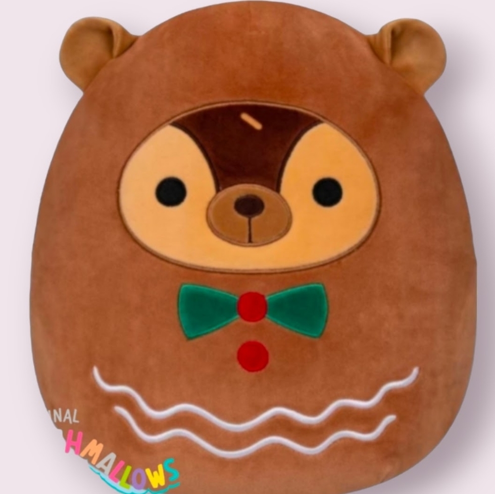 NEW Squishmallows 12" Holiday Hans